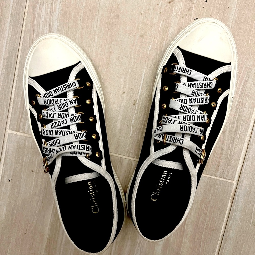 Dior WALK'N'DIOR IN CANVAS sneakers sz EU36/US6